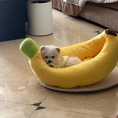 Pet kennel, warm in winter, removable and washable, cat kennel, sofa bed, pet supplies, banana boat, dog kennel, cat kennel