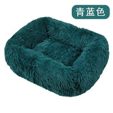 Pet Dog Bed Sleeping Mat Winter Cat Bed Square Dog Beds Soft Fluffy Plush Puppy Cushion for Small Medium Large Dog Accessories
