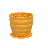 Popular Pet Slow Licking Bowl Silicone Anti Choking Dog Slow Eating Bowl with Suction Cup Easy To Clean