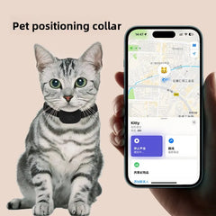 Cat Collar Tracker/Locator/GPS Bluetooth Without Subscription for Apple iOS/Android/Collar Anti Choke Collar for Kittens Cats