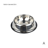 Large Capacity Cat Bowl Steel Pet Feeding Bowl Cat and Dog Food Drinking Bowl Metal Feeder Bowl and Cheap