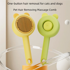 Pet Dog Brush Cat Comb Self Cleaning Hair Remover Brush Dogs Cats Grooming Tools Pets Dematting Comb Accessories High Efficiency