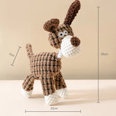 Best-selling pet pineapple grid shape dog cotton rope teething and bite-resistant cat toy plush sound interactive toy