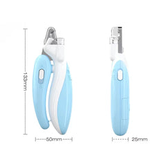 Professional Pet Nail Clippers for Dogs Cats & Small Animals LED Light Included Paw Nail Trimmer Grooming Scissors Pet Supply