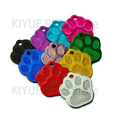 Wholesale 100X Personalized Blank Dog ID Tag Customized Dog Name Tag Phone Pet ID Tags Dog Cat Pet Military Man Tag Aluminum