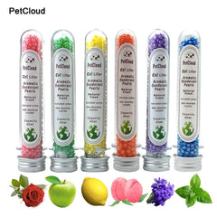 6 Fragrances Cat Litter Deodorant Bead For Cats Toilet Odor Absorbs Deodorizing Granules Pet Excrement Stink Cleaning Supplie