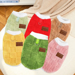 New Autumn Winter Plush Pet Clothes for Dogs and Cats Suitable for Golden Retrievers and Large Breeds XS-7XL Size