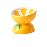 Cute Fruit Shape Cat Bowl High Quality Ceramics Cat Bowl Pet Supplies Cat Food And Water Feeder Pet Accessories