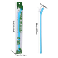 Vet Recommended Dog Toothbrush - Micro Head Teeth Cleaning Tool for Small Mouth Dogs Cats, 360° Gum Care Pet Dental Kit