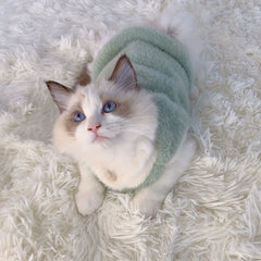 Cute autumn and winter cats, winter clothes for dogs, warm and thick vests,anti falling cloth dolls,kittens,pets,small pet vests