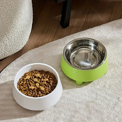 Elevated Dog Cat Bowl Stainless steel Food Water Bowls Raised No Spill Pet Feeder bowl for Puppy Small Medium Large Dogs Cats