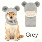 Comfortable knitted warm hat suitable for medium and large-sized dogs, a pet headwear applicable throughout the year