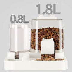 Cat Feeding All-in-one Machine Dog Cat Bowl with Water Dispenser Dog Food Automatically Circulates Cat Food and Pet Supplies