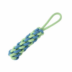 Bite Resistant Dog Spring Pole Toys 5M Cotton Rope Dog Teething Toy Dog Spring Pole Toys Tug Hanging Exercise Cotton Rope