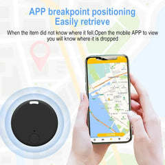 Mini GPS Bluetooth Tracker Tag Key Finder & Child Pet Location Device Anti-Loss Tracker for Belongings, Kids, Pets