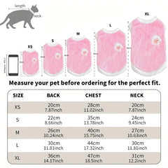Cute autumn and winter cats, winter clothes for dogs, warm and thick vests,anti falling cloth dolls,kittens,pets,small pet vests