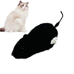 Cat Mice Toys Wind up Indoor Cat Plush Mouse Hunting Toy Plush Mice Pet Toys Clockwork Mouse Running Toy Realistic Mouse