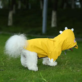 Cartoon Dog Raincoat Three Colors Waterproof And Durable Pet Universal Rainwear for Dogs Cute Design Weather Resistant