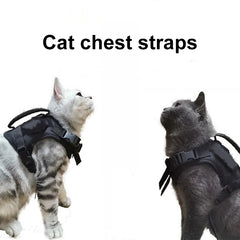 Cat Harness Leash Tactical Vest Small Dog Kitten Military Harness Escape Proof Full Body Breathable For Puppy Walking Training