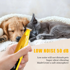 YEUKEUUAI Electric Pet Hair Trimmer Convenient Intelligent Digital Display Pet Push Clipper Household Cat and Dog Shaver YE-1811