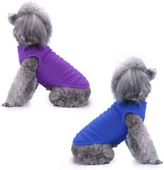 Pure Cotton Dog Shirts Puppy Blank Clothes for Small Medium and Large Dogs Soft Thin T-Shirt Doggy Vest Cat Bottoming T Shirts