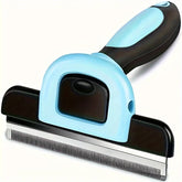 Undercoat Hair Removal Slicker Comb: Pet Grooming Tool for Dogs & Cats - Slicker Rake Brush