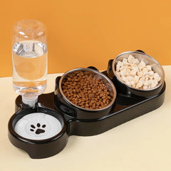 2025 new cat and dog bowls, cat bowls, dog bowls, cute pet goodies stainless steel bowls plastic bowls kettle pet feeding bowls