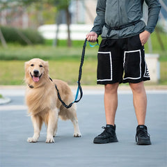 Hands Free Dog Leash for Pet Walking Running Retractable Elastic Belt Dog Traction Rope for Running Walking Pet Products