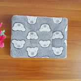Thickened Flannel Warm Dog Mat for Autumn and Winter Comfortable and Soft Pet Sleeping Mat for Cats and Pet Nests At Home