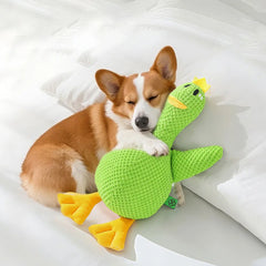 Dog Plush Toy Duck: Chew-Resistant, Squeaky Sound, Companion for Sleeping, Soft Pet Play Toy for Dogs