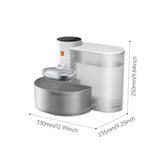 New Stainless Steel Bowl Cat Water Dispenser Running Water Rechargeable Automatic Water Dispenser For Pet Dogs