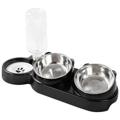 2025 new cat and dog bowls, cat bowls, dog bowls, cute pet goodies stainless steel bowls plastic bowls kettle pet feeding bowls