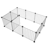 Pet Playpen, Small Animal Cage Indoor Portable Metal Wire Yard Fence for Small Animals, Guinea Pigs, Rabbits Kennel Crate Fence