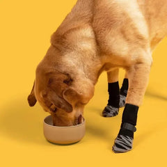 Anti Slip Socks Dog Boots 4Pcs Paw Protector with Adjustable Straps for Small Medium Large Dogs Dog Shoes Botas Para Perros