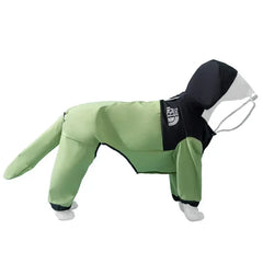 Outdoor Poncho Dog Raincoat 1PC Windproof Water All-Inclusive Hooded Rain Poncho Large Small and Medium for Dogs Pet Supplies