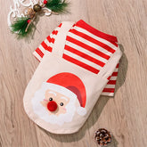 Cat Clothes Santa Claus Transformation Outfit Autumn and Winter Cat Hoodie Christmas Pet Clothing and Supplies Xmas Gift