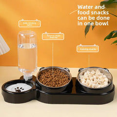 2025 new cat and dog bowls, cat bowls, dog bowls, cute pet goodies stainless steel bowls plastic bowls kettle pet feeding bowls