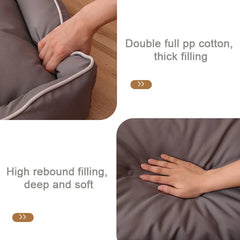 Winter Dog Bed-Dog Sofa Beds for Dogs,Foam Pet Couch Bed with Washable Removable Cover,Waterproof Lining and Non-Slip Bottom