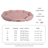 Winter Dog Cat Bed Pet Dog Sofa Bed Square Pet Dog Beds Bed For Large Pet Nest Kennel For Be Universal Custom Suede Dog Beds Mat