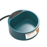 Heated Pet Bowl Intellectual Temperature Control 2.2L Heated Dog Bowl Winter Bird Bath Heater Dish Thermal Water Bowl for Dogs