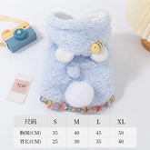 Thickened Fluffy Cotton Coat For Kittens Autumn Winter Clothes British Short Hair Doll Puppy Anti Shedding Warm Cat Jacket