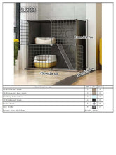 Cat Cage Household Indoor Non-With Toilet Ragdoll Blue Cat Kitten Small Large Free Space Cat Empty Cage