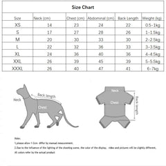 Soft Cartoon Clothing for Hairless Cat Yarn Dyed Cotton Vest for Cats in Spring Autumn Cute Warm Short Sleeves Coat for Kittens