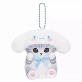 Hot Kawaii Plush Keychain Pendant Cartoon Mofusand Shark Cat Cross-Dressing Hello Kitty Kuromi Doll Stuff Backpack Decor Toys