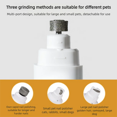 Rechargeable Nail Grinder for Dogs - a Professional Tool for Painless Paw Grooming And Smoothing, Suitable for Pets of All Sizes