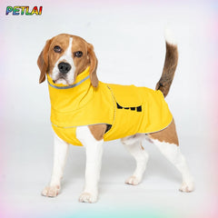 Dog waterproof dustproof outdoor jacket pet raincoat outfit rainproof clothing rain dual use coat cloth large dog trench coat