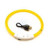 Size customizable New Dog Luminous Collar Bright Dog Collar Glowing Led Light Dog Collar Light Night Safety GXQ02