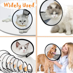 Pet Elizabethan Collar for Dogs Comfy Cones to Stop Licking Protective Collar for Dog After Surgery Anti-Bite Lick
