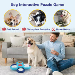 Interactive Slow Feeder Bowl New Durable Latex Dog Cat Puzzle Board Anti Boredom Pet Toy Anti Choking IQ Training Food Dish