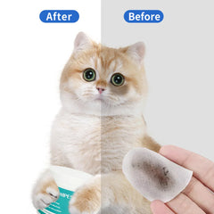 100pcs Pet Wipes for Cats Dogs Tearmark Wet Wipes Cats and Dogs Universal No Irritation Eye Cleaning Wipes Pet Supplies